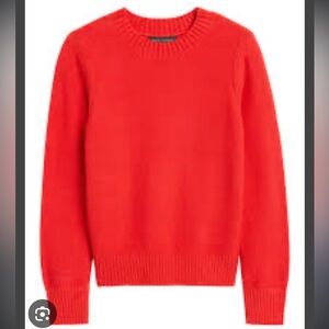 Banana Republic Crewneck Sweater in Red